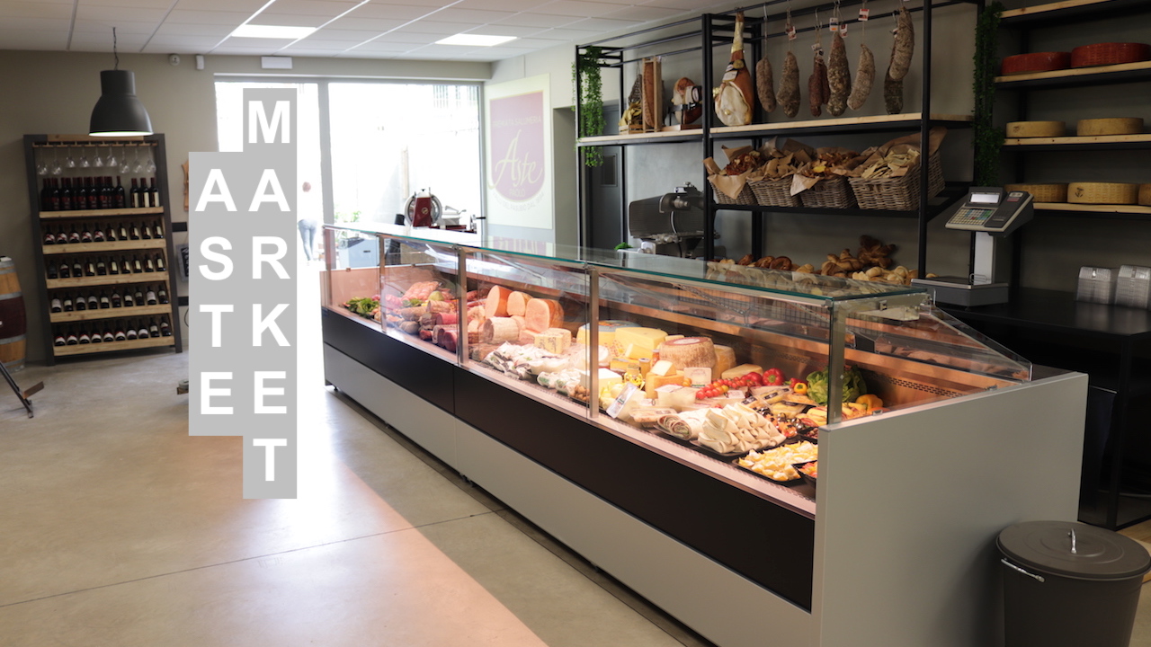 Banco frigo del negozio