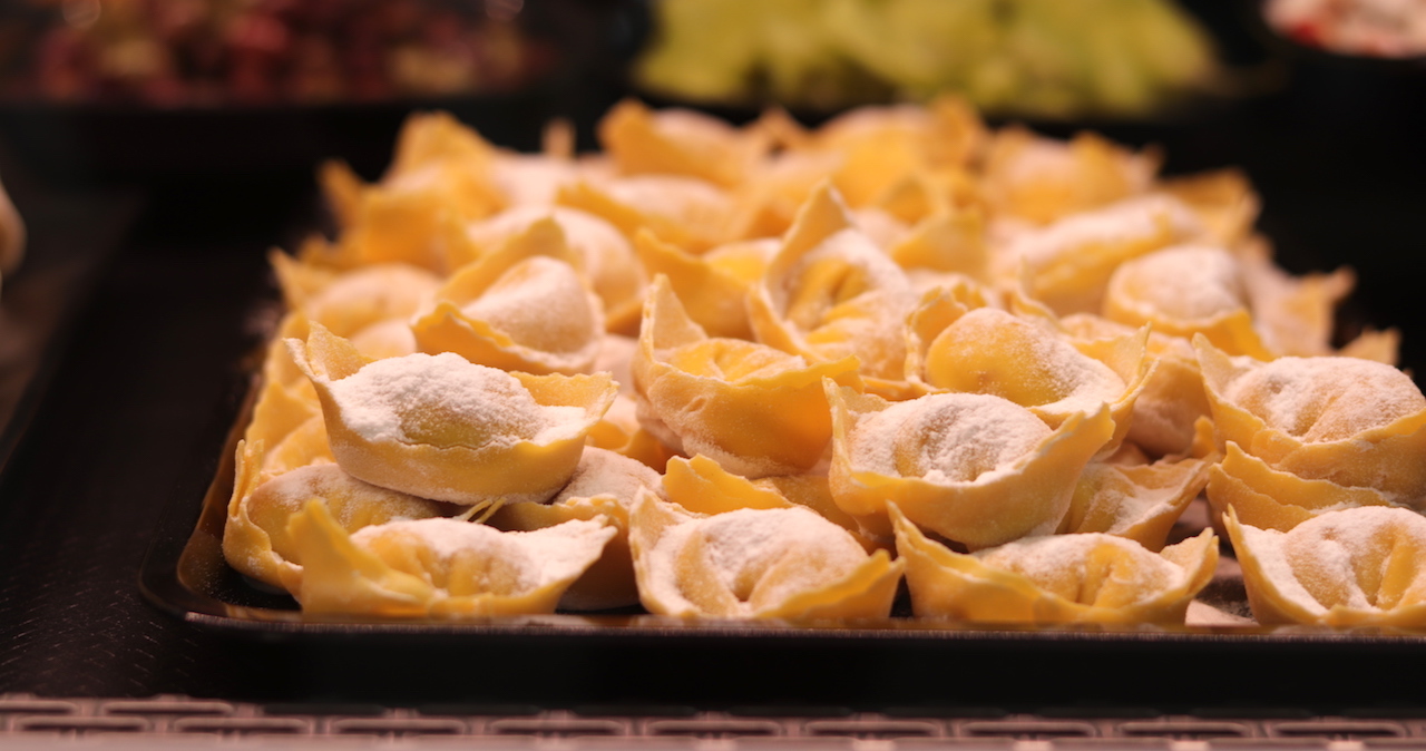 Tortelli prodotti dal pastificio Bassani