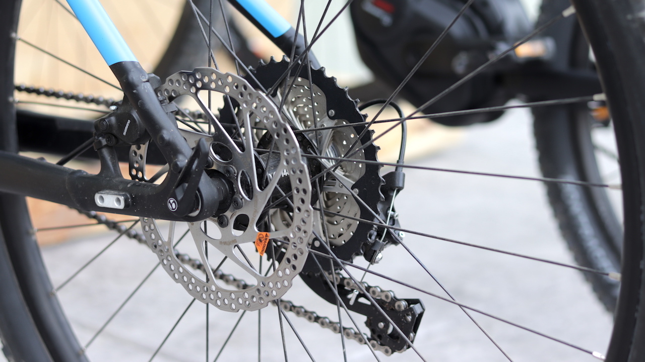 Freno a disco della ruota posteriore della bicicletta